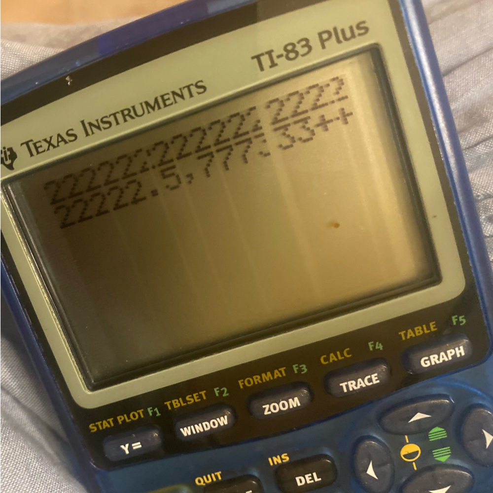 T1-83 Plus Blue for parts - 🎀 scientific calculator - Picture 1 of 1
